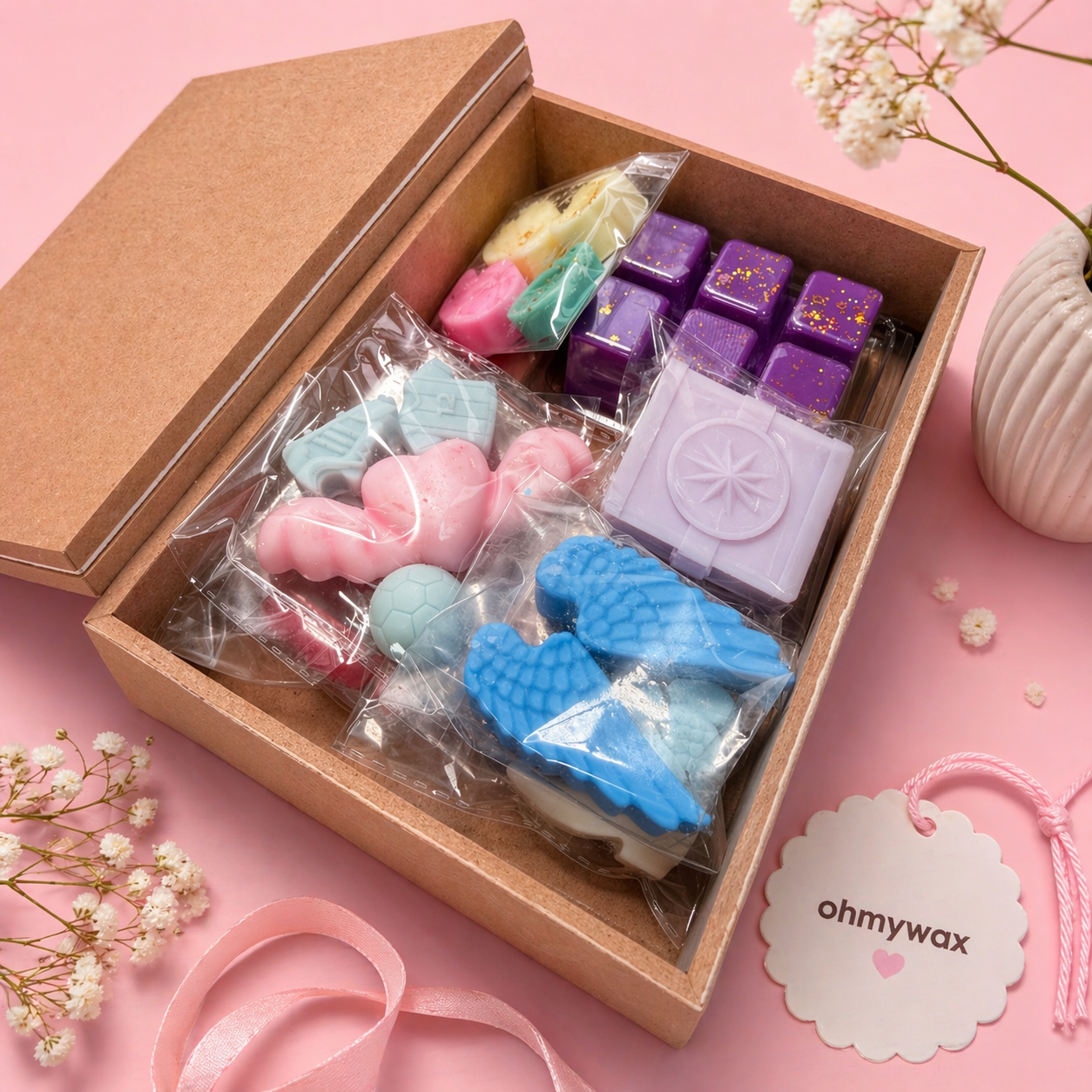 Caja decorativa Bookish con 250 gr de melts