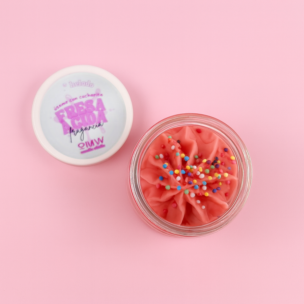 Wax melt - Helado aromático de Fresa Ácida