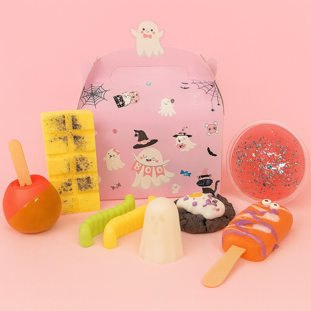Caja wax melts - Halloween Snacks (7 aromas +250 gr)