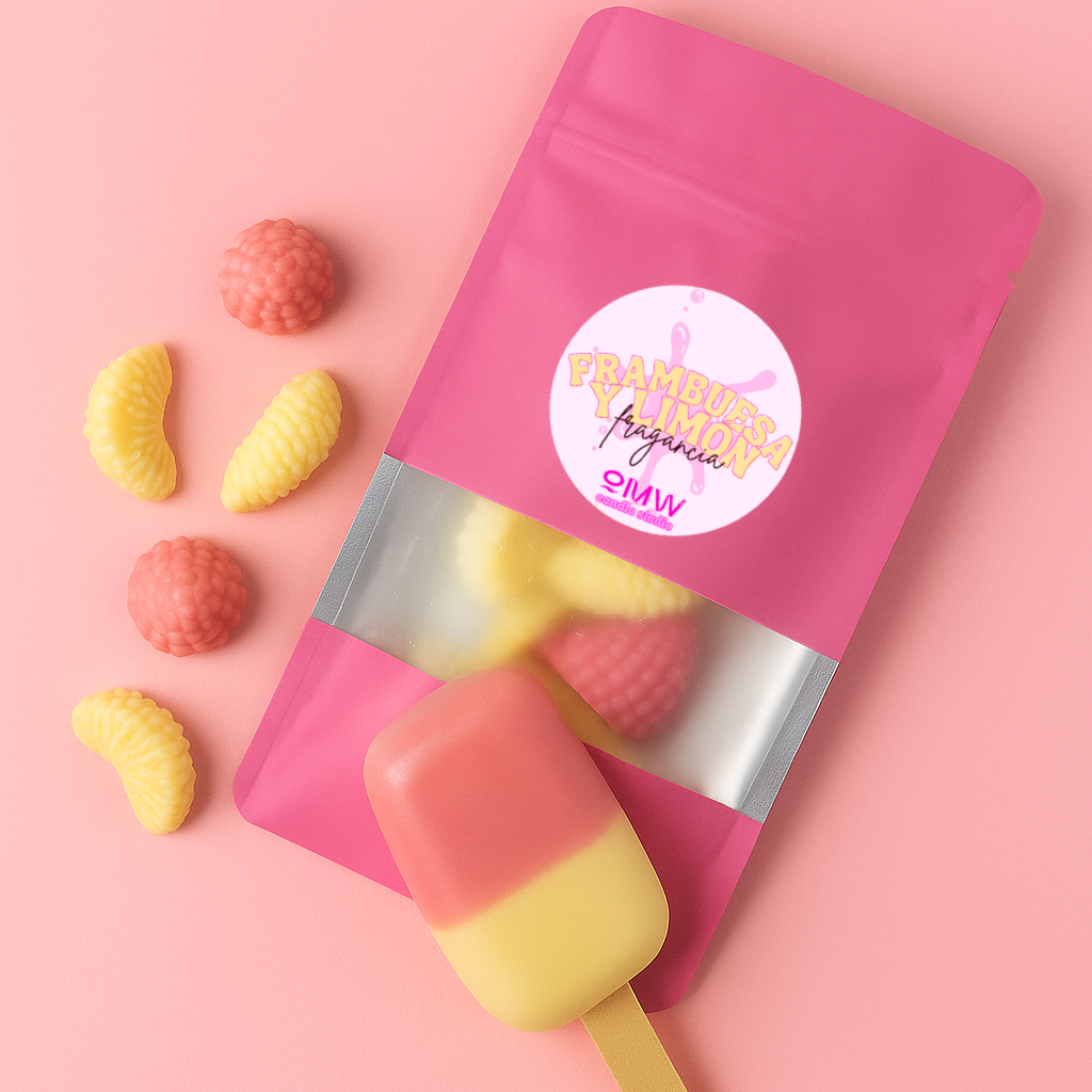 Wax melts - Frambuesa y limón (+100 horas)