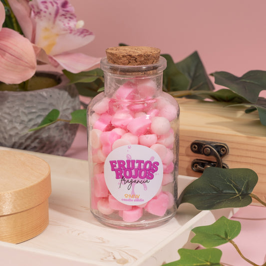Wax melts - Bote frutos rojos (+120 horas)