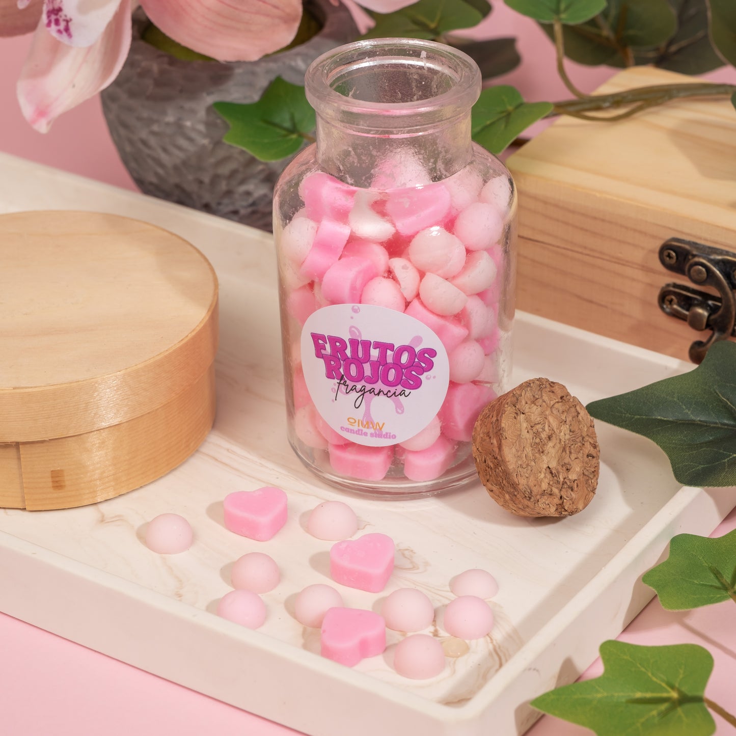 Wax melts - Bote frutos rojos (+120 horas)