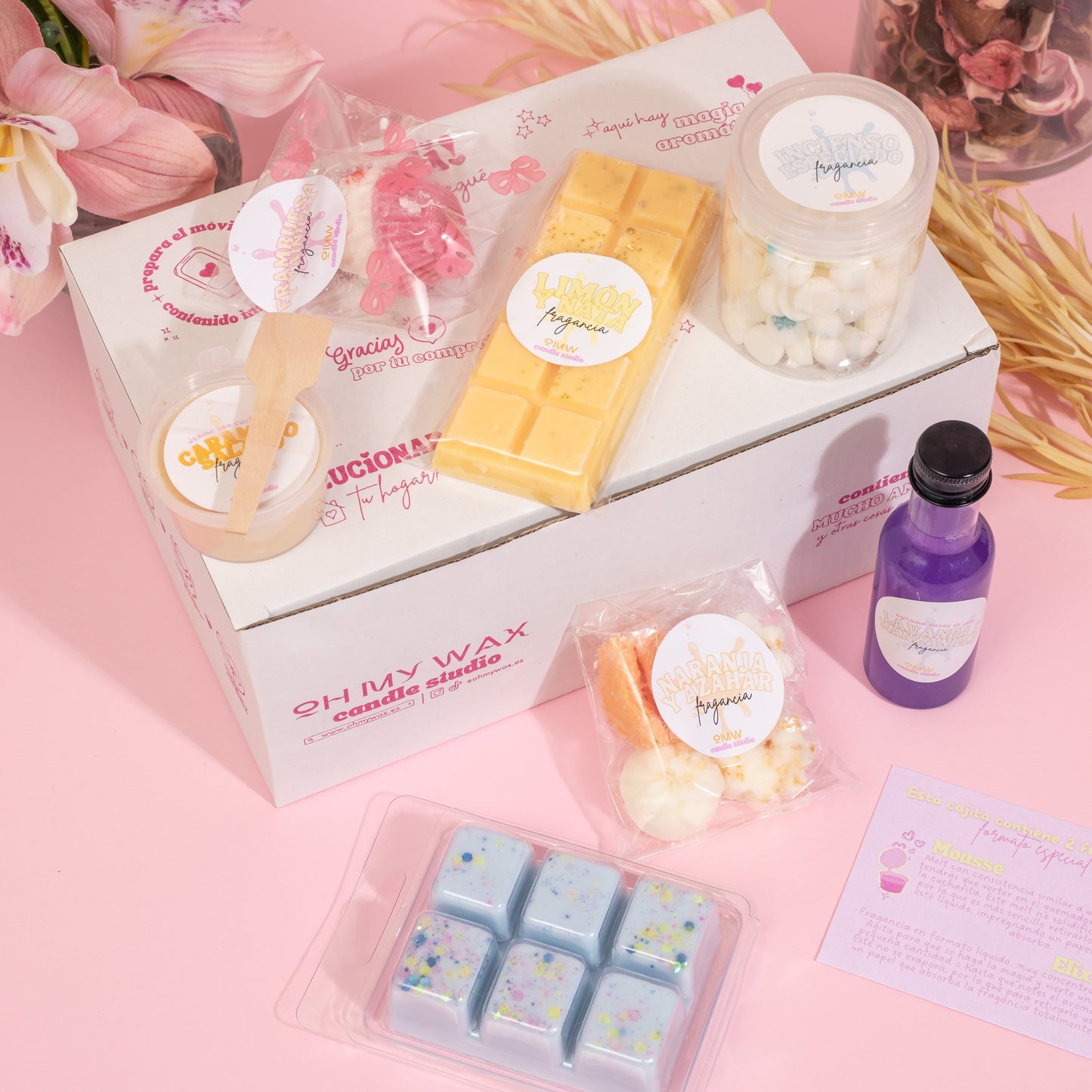 Caja sorpresa de wax melts