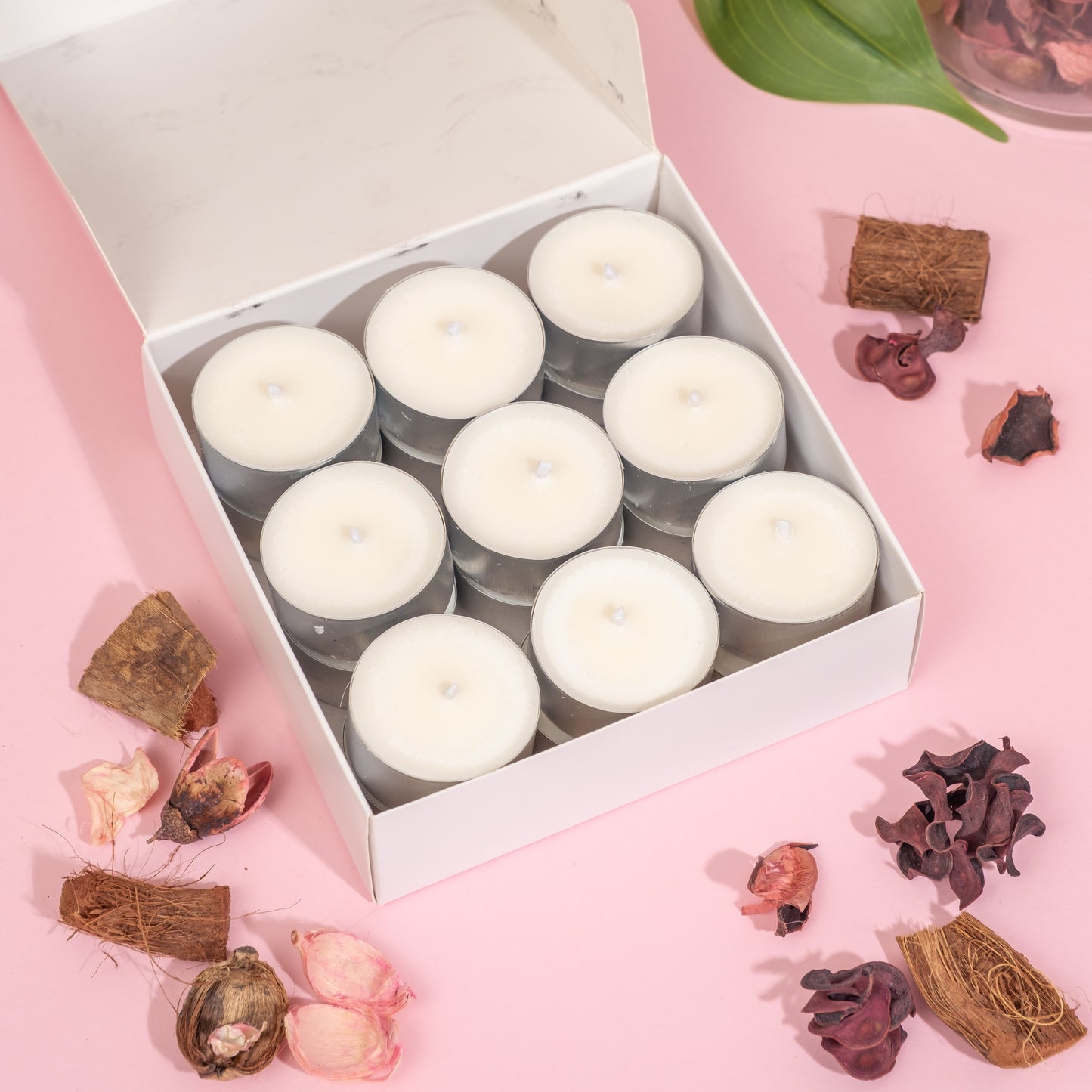 Pack velas de té sin aroma para quemador