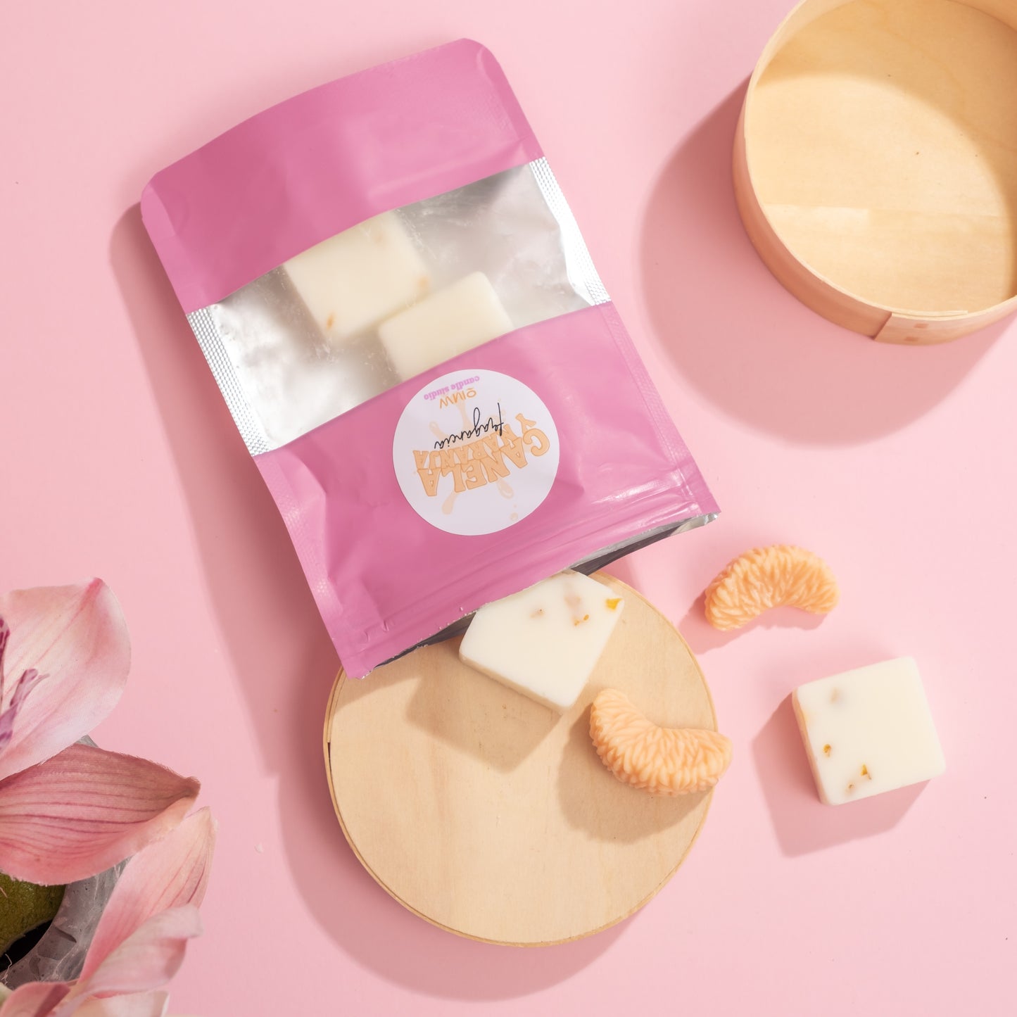 Wax melts - Naranja y canela (+100 horas)