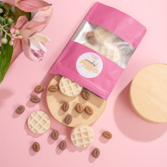 Wax melts - Gofres de vainilla y café (+100 horas)