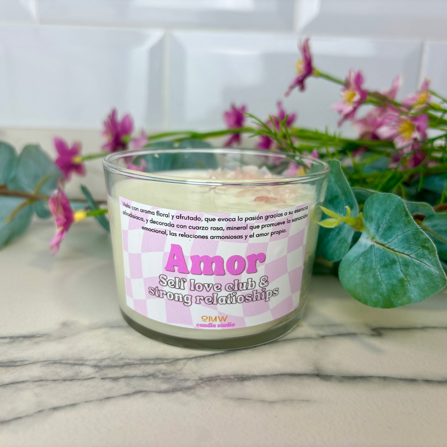 Vela aromática Amor