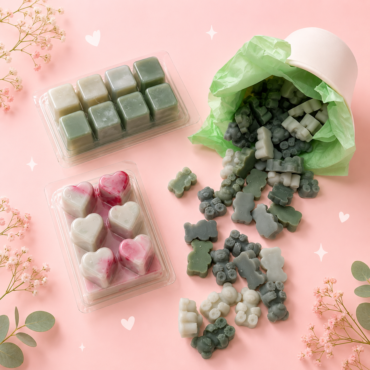 Pack Wax melts - Matcha Trio