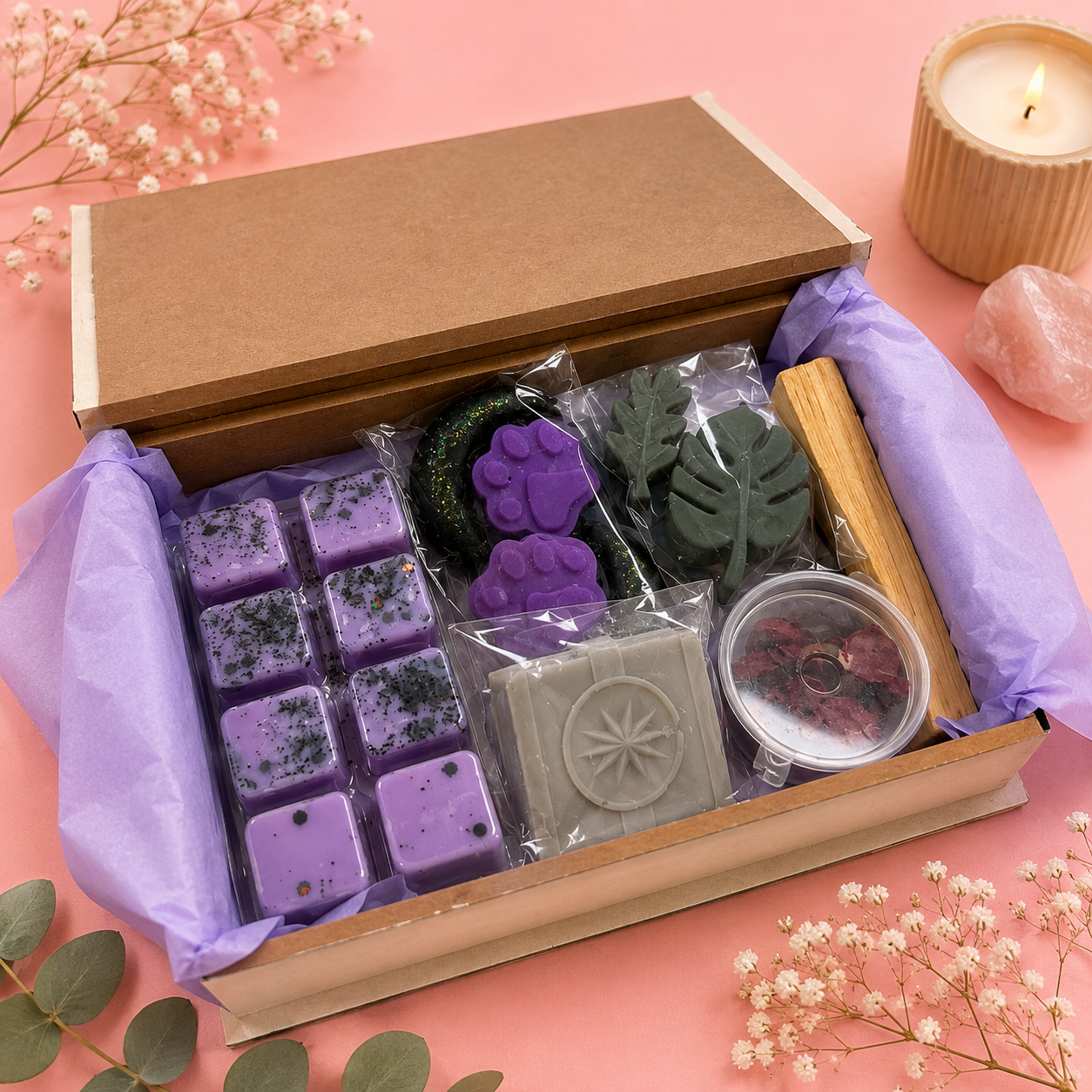 Caja decorativa Witchy con 250 gr de melts
