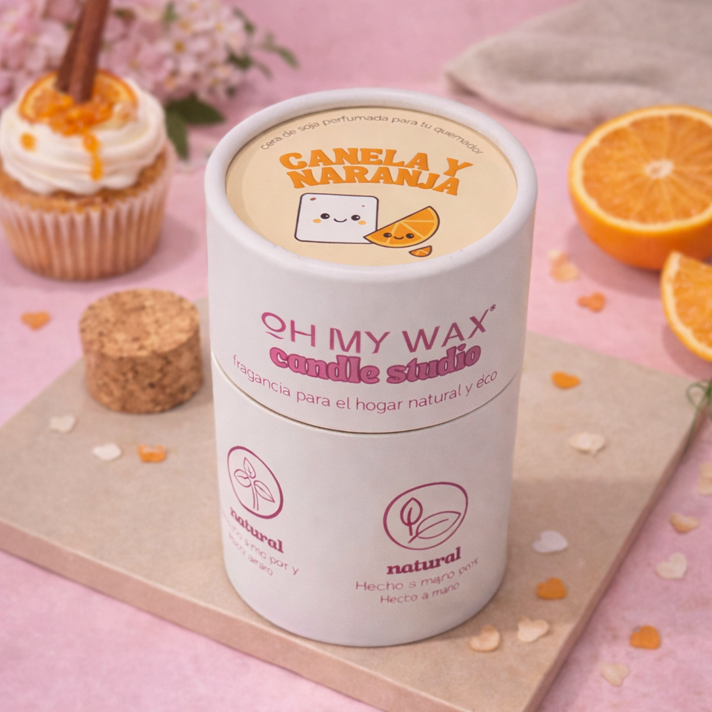 Wax melts - Naranja y canela (+100 horas)