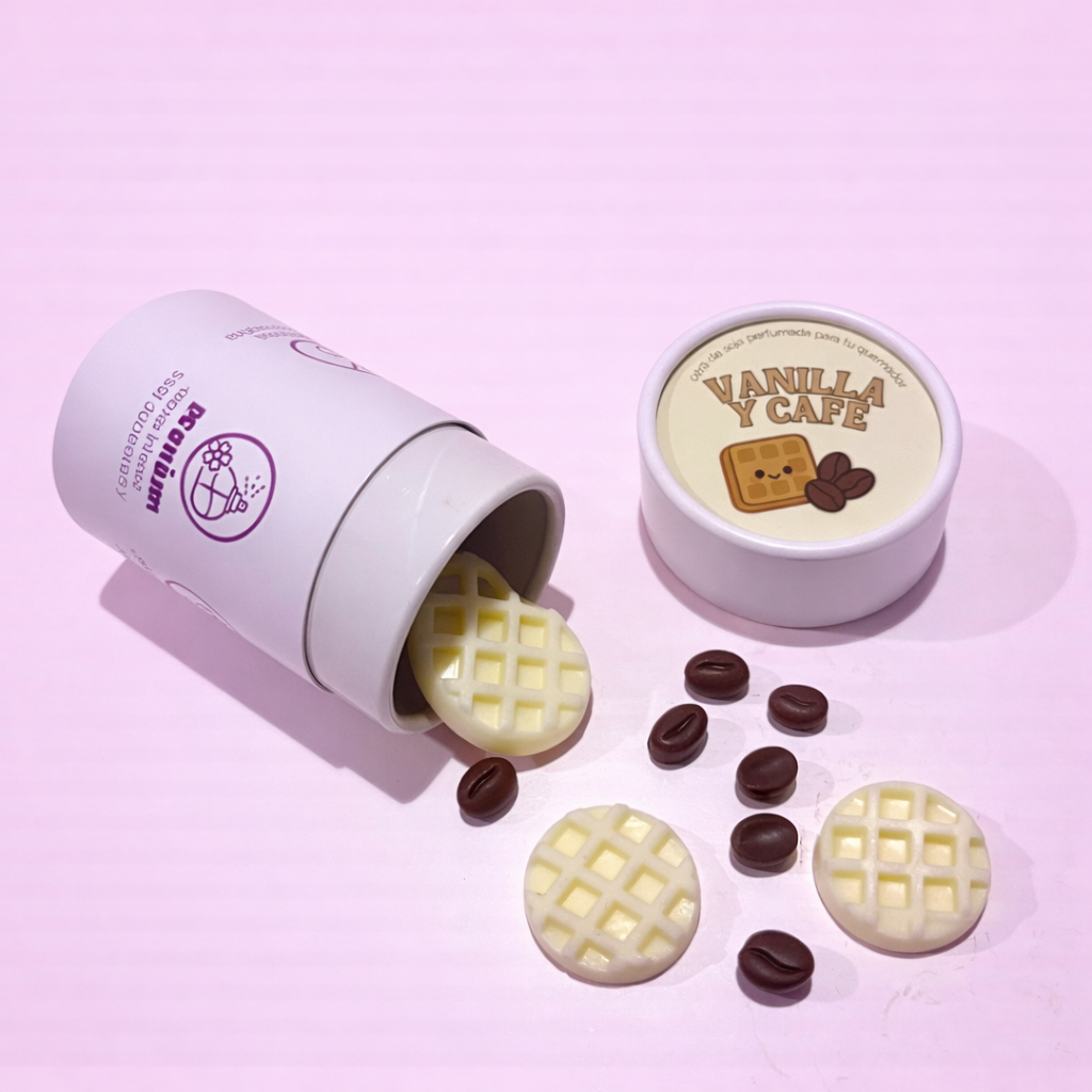 Wax melts - Gofres de vainilla y café (+100 horas)