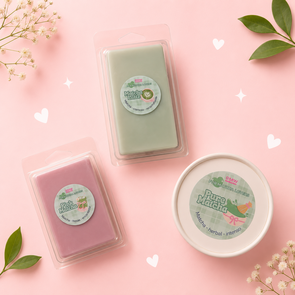 Pack Wax melts - Matcha Trio