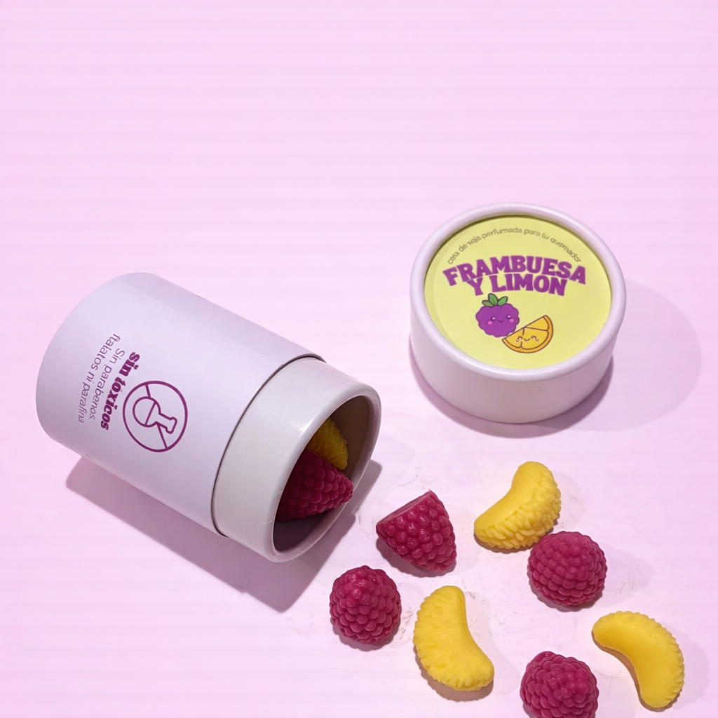 Wax melts - Frambuesa y limón (+100 horas)