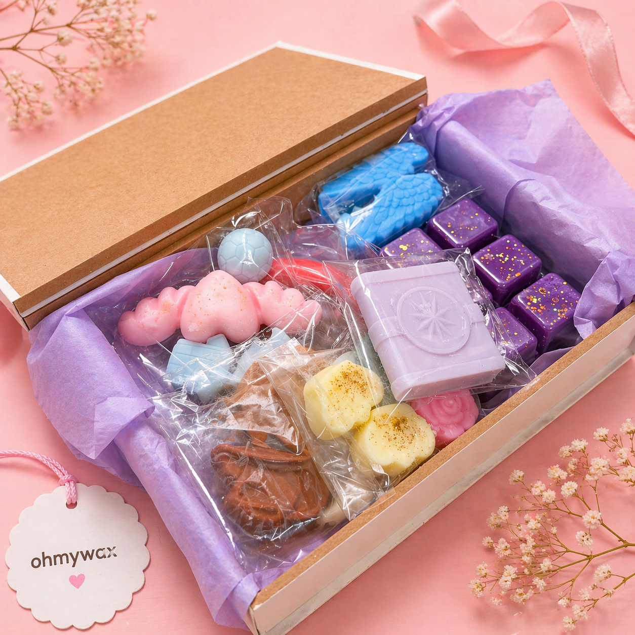 Caja decorativa Bookish con 250 gr de melts