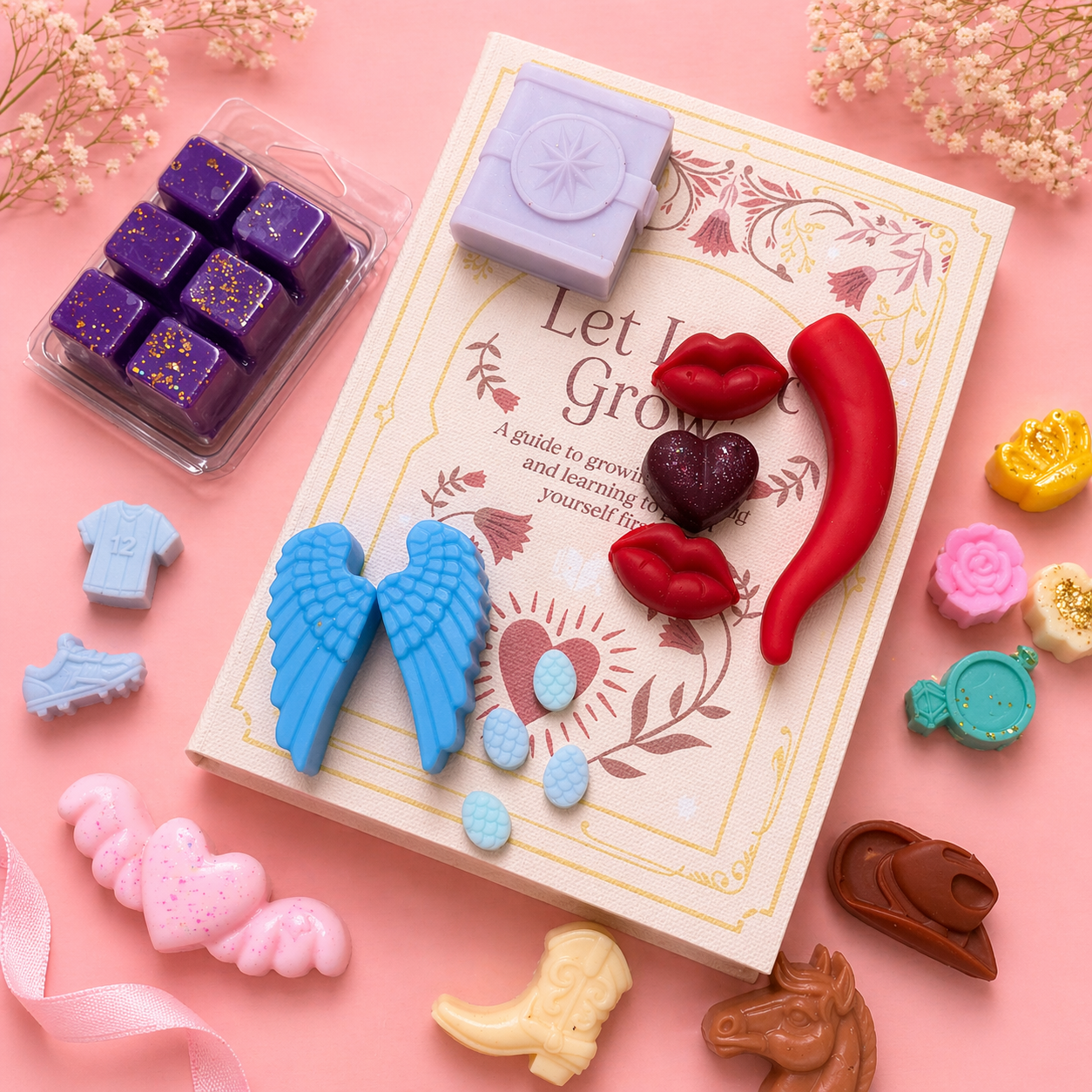 Caja decorativa Bookish con 250 gr de melts