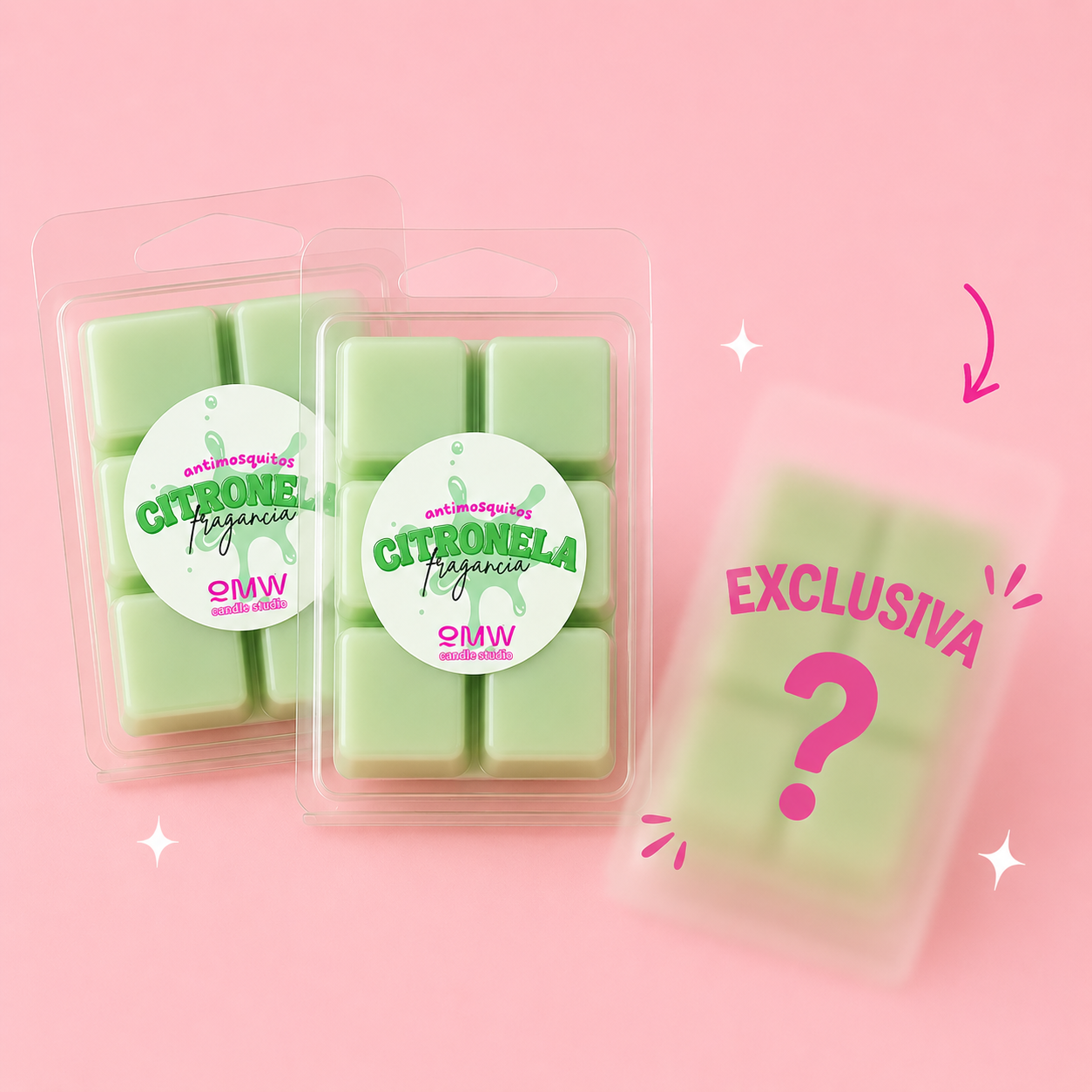 2 tabletas citronela + tableta exclusiva