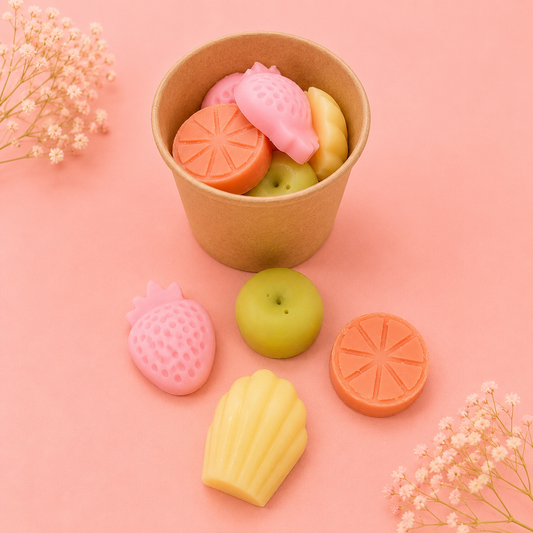 Tarro 150 gr wax melts 4 aromas - MIX FRUTAL