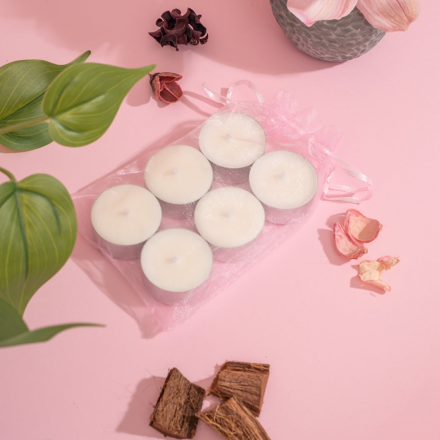 Pack velas de té sin aroma para quemador