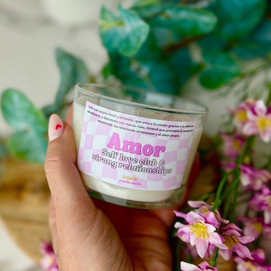 Vela aromática Amor